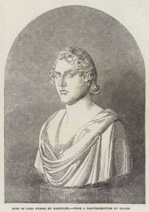 Lord Byronin rintakuva, Bartolini (kaiverrus) tekijältä English School