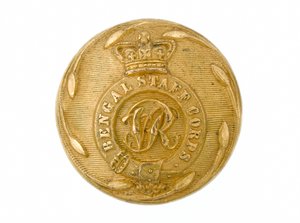 Button, Bengal Staff Corps, 1861-1876 tekijältä English School