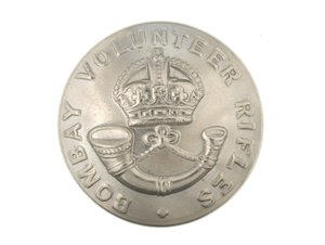 Button, Bombay Volunteer Rifles, 1901-1947 tekijältä English School
