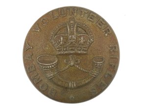 Button, Bombay Volunteer Rifles, 1901-1947 tekijältä English School