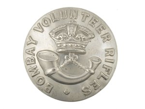 Button, Bombay Volunteer Rifles, ennen 1901 tekijältä English School