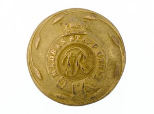 Button, Madras Staff Corps, 1861-1876. tekijältä English School