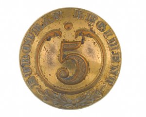 Button, muita rivejä, 5. Bengalin eurooppalainen rykmentti, 1858-1860 tekijältä English School