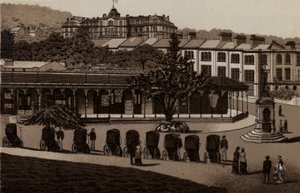 Buxton: Hot Baths and Colonnade (litho) tekijältä English School