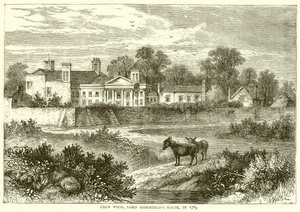 Caen Wood, Lord Mansfields House, vuonna 1785
