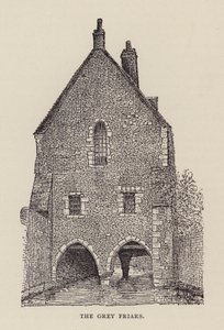 Canterbury: The Grey Friars (litho) tekijältä English School