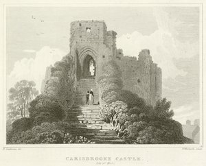 Carisbrooke Castle, Isle of Wight (kaiverrus) tekijältä English School