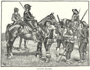 Cavalier Soldiers (kaiverrus) (kaiverrus) tekijältä English School
