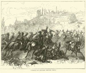 Husaarien syytteet ennen Metziä, lokakuu 1870 tekijältä English School