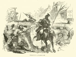 Barrikadin lataaminen, lokakuu 1870 tekijältä English School