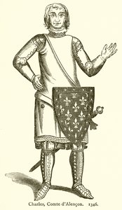 Charles, Alenconin kreivi. 1346 tekijältä English School