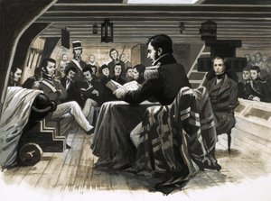Charles Darwin purjehtii kohti Galapagossaaria tekijältä English School
