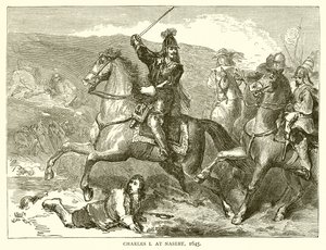 Charles I Nasebyssä, 1645