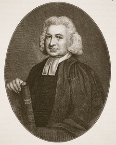 Charles Wesley, kuvitus teoksesta The Church of England: A History for the People, kirjoittanut H.D.M. Spence-Jones, pubi. n. 1910 (seepiavalokuva) tekijältä English School