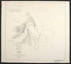Englannin Itä-Intian komppanian merikartoittajien vuonna 1822 laatima Dubain kartta, jonka otsikkona on Debain takaveden trigonometrinen suunnitelma, laatinut luutnantti R. Cogan luutnantti J. M. Guyn johdolla, H. C. Marine. tekijältä English School