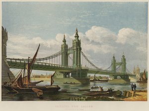 Chelsea New Bridge (chromolitho) tekijältä English School