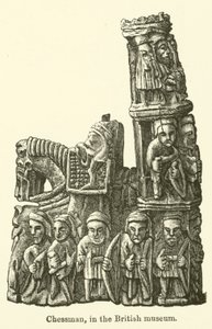 Chessman, British Museumissa (kaiverrus) tekijältä English School