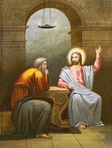Kristus neuvoo Nikodemusta