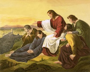 Kristus profetoi Jerusalemin yllä