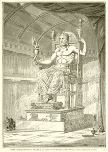 Zeus Olympioksen Chryselefantine Statie, Restorid tekijältä English School