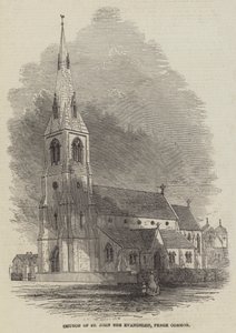 Pyhän Johannes Evankelistan kirkko, Penge Common (kaiverrus) tekijältä English School