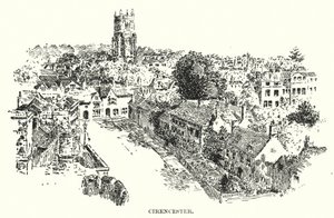 Cirencester (litografia) tekijältä English School