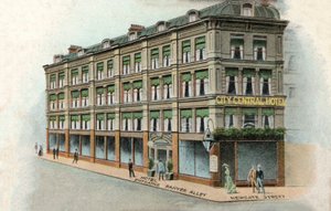 City Central Hotel, Lontoo (väri litho) tekijältä English School