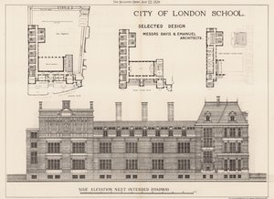City of London School; sivun korkeus tekijältä English School