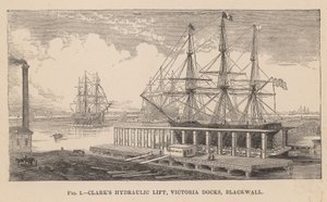 Clarks hydraulinen hissi, Victoria Docks, Blackwall tekijältä English School