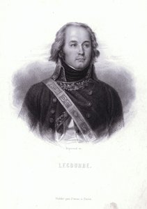 Claude Lecourbe, ranskalainen kenraali Ranskan vallankumouksen ja Napoleonin sodan aikana (kaiverrus) tekijältä English School