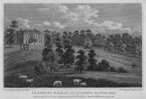Claybury Hall, James Hatchin istuin (kaiverrus) tekijältä English School