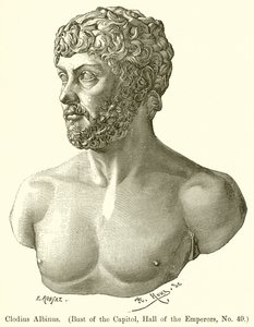 Clodius Albinus. (Kapitolin rintakuva, Keisareiden sali, nro 49)