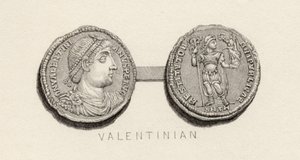 Kolikko Valentinianuksen ajalta
