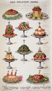 Cold Collation Dishes, 