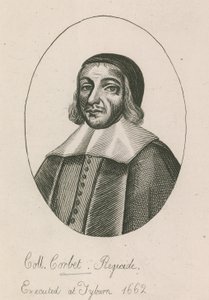 Coll Corbet, Regicide, teloitettiin Tyburnissa, 1662 tekijältä English School