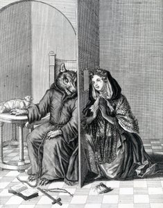 Muunna Angliam, tai se on typerä lammas, joka tekee susista hänen tunnustajansa, 1800-luku tekijältä English School