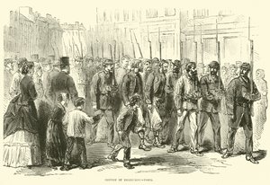 Karkureiden saattue, Pariisi, lokakuu 1870 tekijältä English School