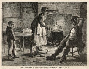 Katkarapujen keittäminen Charlestownissa tekijältä English School