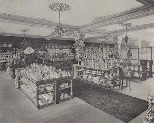 Corner in the China Showrooms, Harrods (litho) tekijältä English School