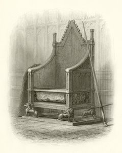 Coronation Chair Westminster Abbeyssa tekijältä English School