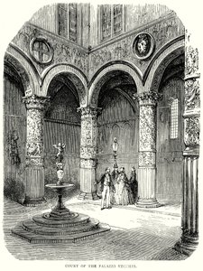 Palazzo Vecchion hovi (kaiverrus) (kaiverrus) tekijältä English School