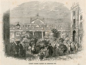 Covent Garden Market, Lontoo, jouluaattona tekijältä English School