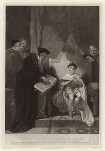 Cranmer kehotti Edward VI:tä suostumaan Joan of Kentin teloittamiseen tekijältä English School
