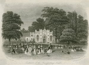 Cremorne Gardens, Lontoo: juhlasalin ulkopuoli tekijältä English School