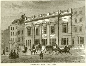 Crockfords Club, noin 1840 tekijältä English School