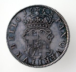 Oliver Cromwellin kruunu (1599-1658), Lontoon rahapaja, 1658 (kääntöpuoli) (hopea) (kuosi 168061) tekijältä English School