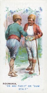 Tavanomainen tervehdys Romaniassa, 1907 tekijältä English School
