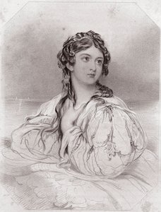 Desdemona näytelmästä Othello, "Shakespearen naisten galleria" tekijältä English School