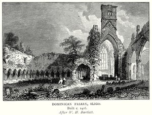 Dominikaanien luostari, Sligo (kaiverrus) tekijältä English School