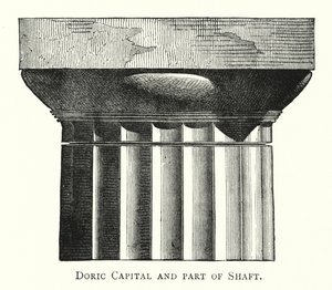 Doric Capital ja osa Shaftista (kaiverrus) tekijältä English School